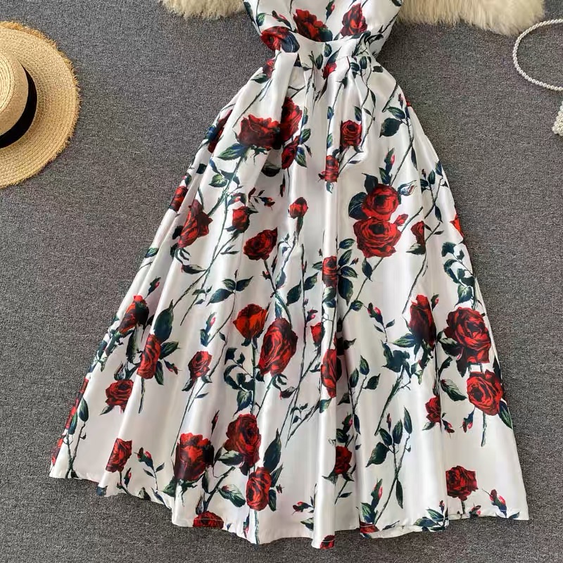 Valentine’s Day floral dress FD112 images